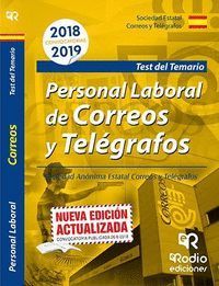 PERSONAL LABORAL DE CORREOS Y TELEGRAFOS TEST DEL TEMARIO 2018/2019