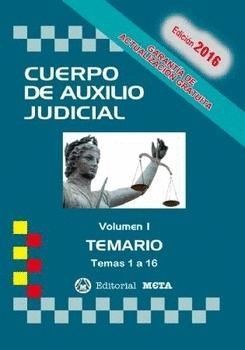 CUERPO DE AUXILIO JUDICIAL TEMARIO VOL.I