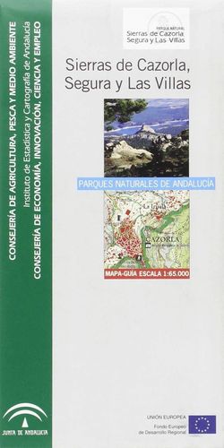 MAPA GUÍA DEL PARQUE NATURAL SIERRAS DE CAZORLA, SEGURA Y LAS VILLAS