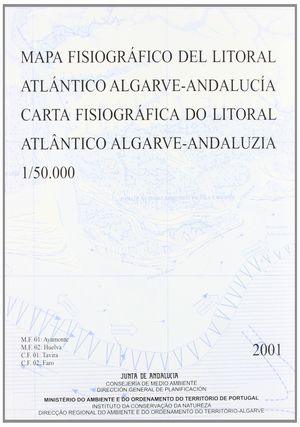 MAPA FISIOGRAFICO DEL LITORAL ATLANTICO ALGARVE-ANDALUCIA