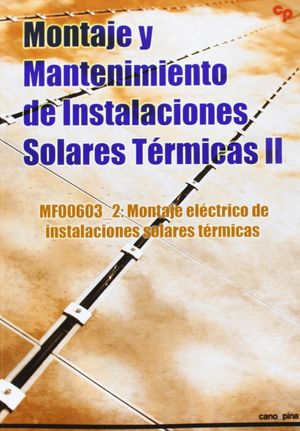 MONTAJE Y MANTENIMIENTO DE INSTALACIONES SOLARES TERMICAS II