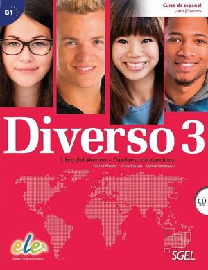 DIVERSO 3 +CD B1 LIBRO DEL ALUMNO + CUADERNO DE EJERCICIOS