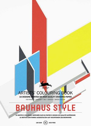 BAUHAUS STYLE ARTIST COLOURING BOOK