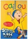 MALETIN CAILLOU CONTIENE 4 LIBROS INGLES-ESPAÑOL