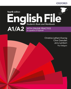 ENGLISH FILE A1/A2 4ª EDITION. STUDENT'S BOOK AND WORKBOOK WITH KEY PACK