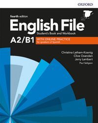 ENGLISH FILE A2/B1 STUDENT'S BOOK AND WORKBOOK WITH KEY PACK 4ºEDITION