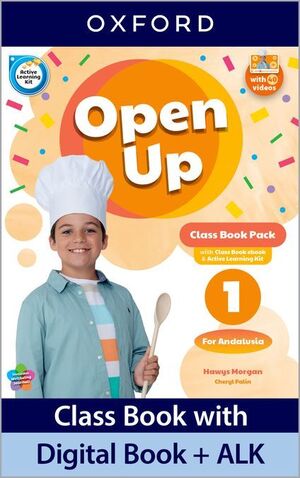 OPEN UP 1º EP CLASS BOOK (ANDALUSIAN EDITION 2023)