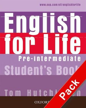 ENGLISH FOR LIFE PRE INTERMEDIATE STD BOOK