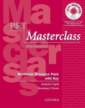 PET MASTERCLASS INTERMEDIATE WORKBOOK WITH ANSWERS + CD