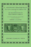 DE VITA CAESARUM LIBRI VIII ET DE GRAMMATICIS ET