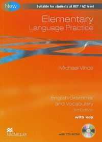 NEW ELEMENTARY LANGUAGE PRACTICE PK +KEY 3RD