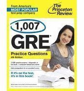 1007 GRE PRACTICE QUESTIONS