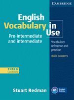 ENGLISH VOCABULARY IN USE PRE-INTERMEDIATE AND INTERMEDIATE WITH ANSWERS 3RD EDI