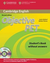 OBJECTIVE PET (2ED) WITHOUT ANSWERS STUDENTS BOOK+CD