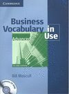 BUSINESS VOCABULARY IN USE ADVANCED WITH CD