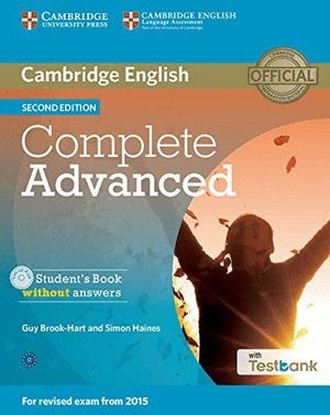 COMPLETE ADVANCED STUDENT¦S BOOK WITHOUT ANSWERS