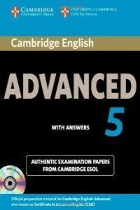 CAMBRIDGE ENGLISH ADVANCED 5 SELF-STUDY PACK (STUDENT'S BOOK WITH ANSWERS AND AU