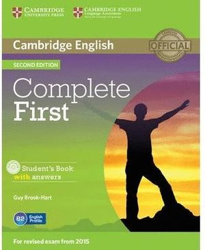 COMPLETE FIRST STUDENT'S BOOK WITH ANSWERS WITH CD-ROM 2ND EDITIO