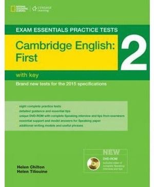 CAMBRIDGE ENGLISH FIRST (FCE) 2 +CD WITH KEY