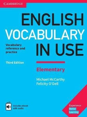 ENGLISH VOCABULARY IN USE. ELEMENTARY THIRD EDITION. BOOK WITH AN