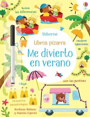ME DIVIERTO EN VERANO +ROTULADOR (LIBROS PIZARRA)