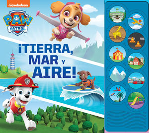 TIERRA, MAR Y AIRE. PATRULLA CANINA. LIBRO SONIDOS