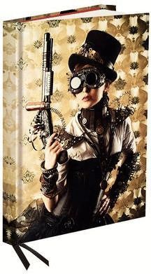 CUADERNO GRANDE STEAMPUNK LADY