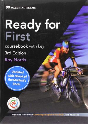 READY FOR FIRST STD.BOOK (+KEY+EBOOK) PK 3RD ED