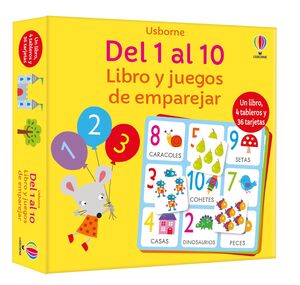 DEL 1 AL 10 (LIBRO Y JUEGOS DE EMPAREJAR)