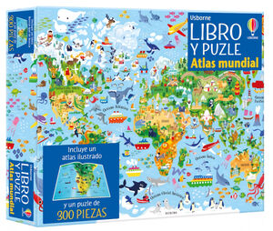 ATLAS MUNDIAL (LIBRO Y PUZZLE 300 PIEZAS)