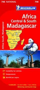 MAPA ÁFRICA CENTRO-SUR, MADAGASCAR 2019 MICHELIN