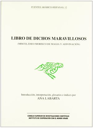 LIBRO DE DICHOS MARAVILLOSOS