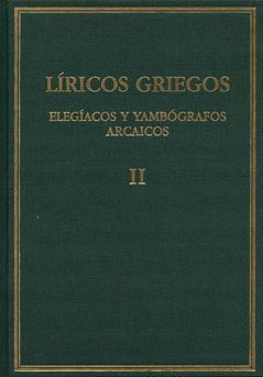 LÍRICOS GRIEGOS. VOL.II