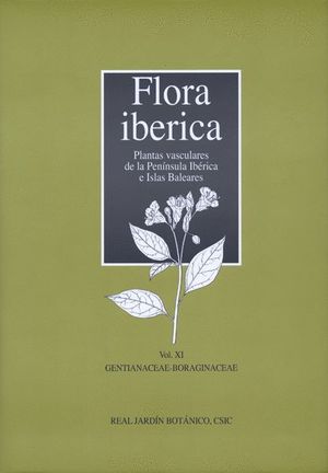 FLORA IBÉRICA. VOL. XI. GENTIANACEAE-BORAGINACEAE