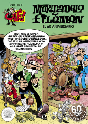OLE MORTADELO Y FILEMON 209 (EL 60 ANIVERSARIO)
