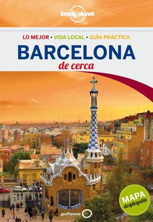 BARCELONA DE CERCA LONELY PLANET (2013) + MAPA