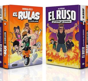 EL RULAS 1 ESTUCHE 2VOLS. (LA MOTILLO PERDIDA) + EL RUSO 1 (EL PODER DEL DAVAI)