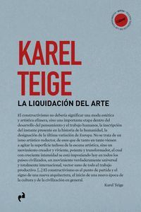 LA LIQUIDACION DEL ARTE
