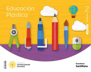 EDUCACION PLASTICA 2º EP. CONSTRUYENDO MUNDOS (ANDALUCIA 2023)