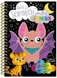 ARTE DEL SCRATCH OJOS SALTONES - ANIMALES