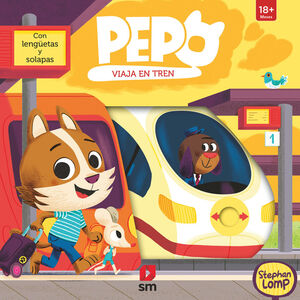 PEPO VIAJA EN TREN (CON LENGUETAS Y SOLAPAS)