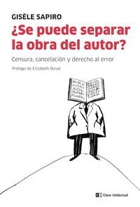 SE PUEDE SEPARAR LA OBRA DEL AUTOR ?