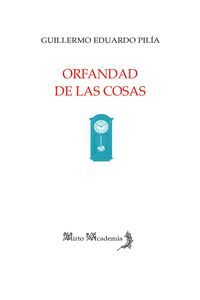 ORFANDAD DE LAS COSAS
