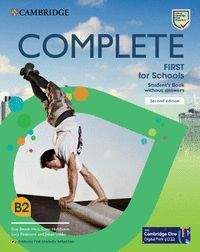 COMPLETE FIRST FOR SCHOOLS FOR SPANISH SPEAKERS 2TH ED