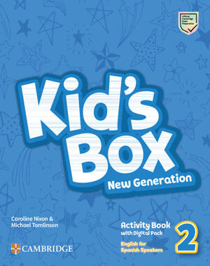 KID'S BOX NEW GENERATION 2º EP WB  ENGLISH FOR SPANISH SPEAKERS LEVEL 2 ACTIVITY BOOK WITH