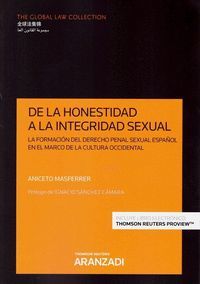 DE LA HONESTIDAD A LA INTEGRIDAD SEXUAL FORMACION DERECHO