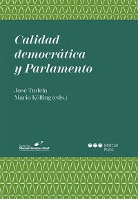 CALIDAD DEMOCRÁTICA Y PARLAMENTO