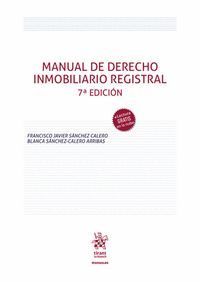 MANUAL DE DERECHO INMOBILIARIO REGISTRAL