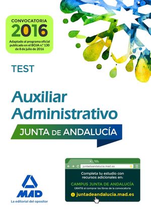 AUXILIARES ADMINISTRATIVOS DE LA JUNTA DE ANDALUCIA.