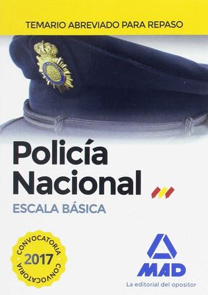 POLICIA NACIONAL TEMARIO ABREVIADO REPASO 2017